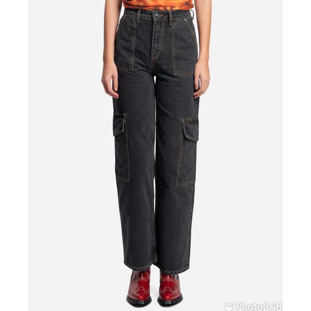 Ganni Angi Jeans in Washed Black